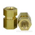 Formazzjoni tal-Kesħa Daħħal Threading hex head tar-Brass Nut